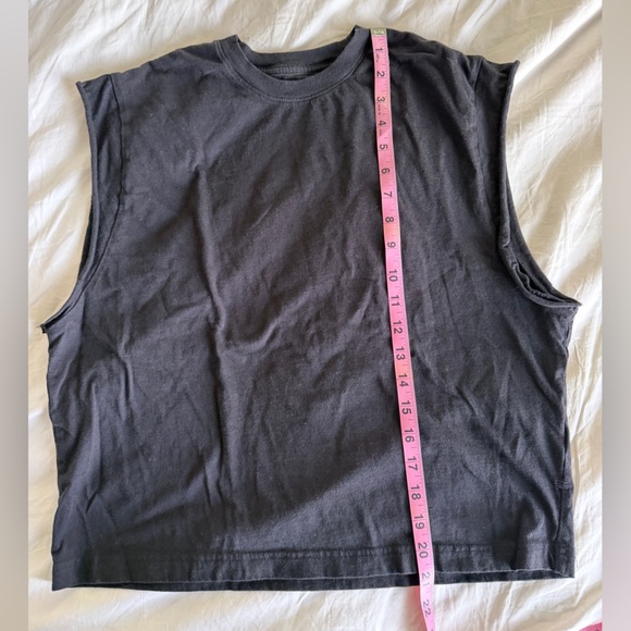 BDG Charcoal Sleeveless Tee - Picture 5 of 5